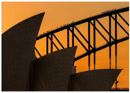Sydney Opera House Bridge Sunset