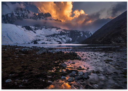 Golden Alpine Lake
