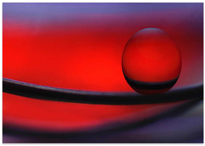 Vibrant Red Orb