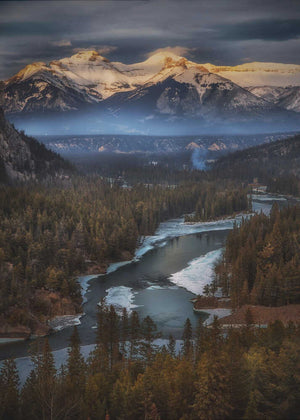 Dramatic Mountain River