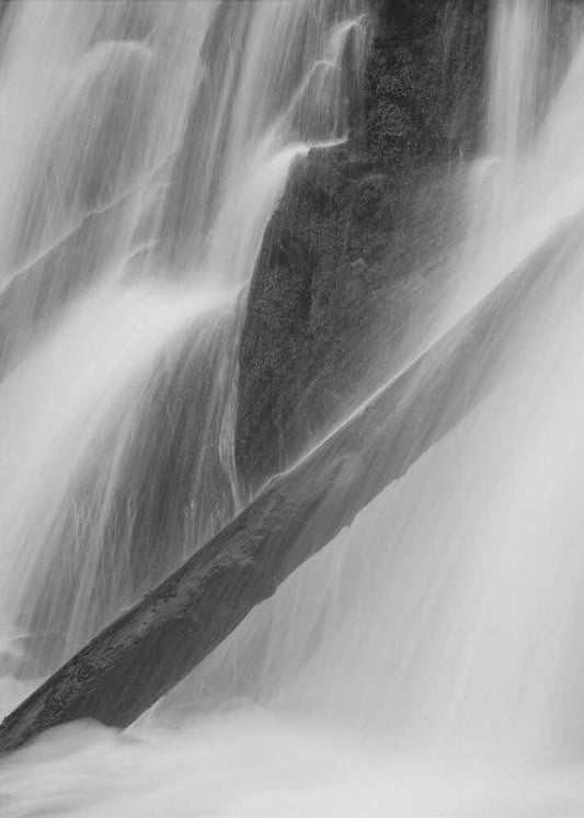 Silky Waterfall Log
