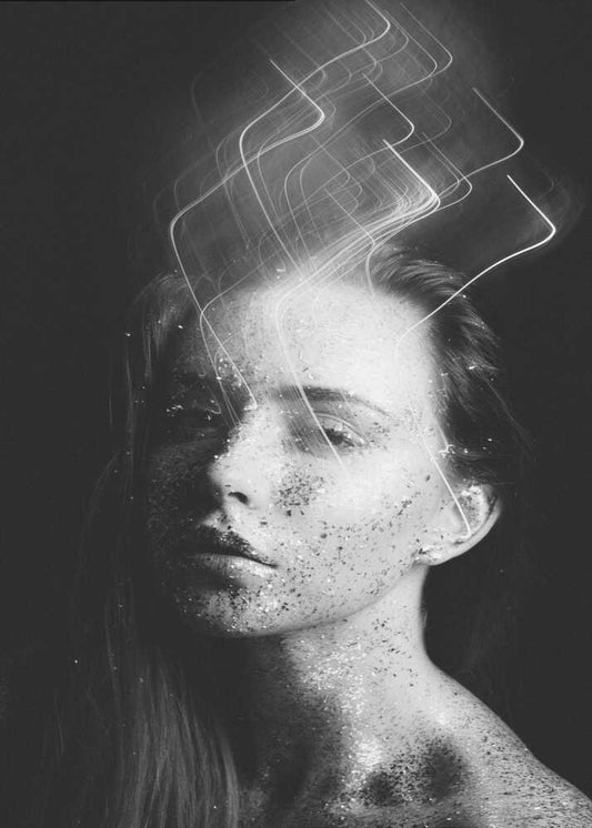 Ethereal Glitter Woman