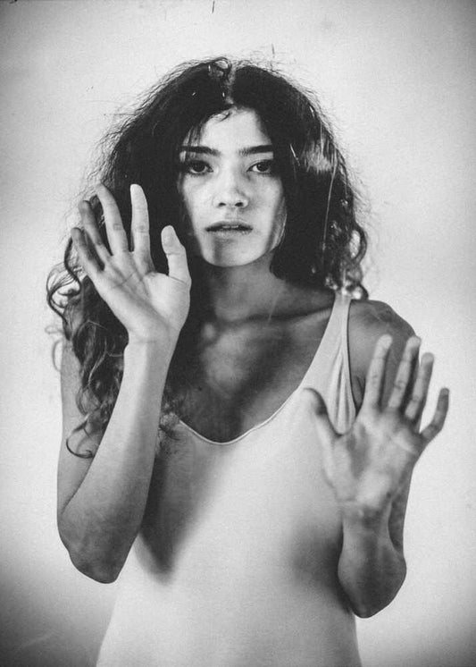 Woman Behind Glass
