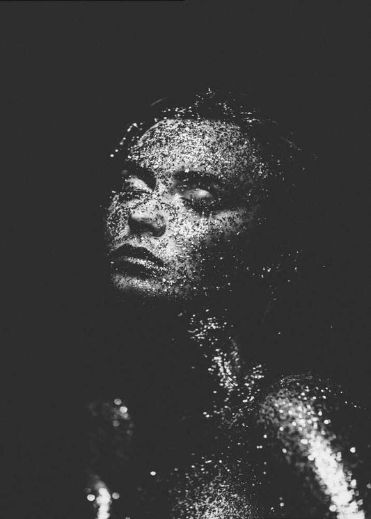 Glittering Woman Portrait