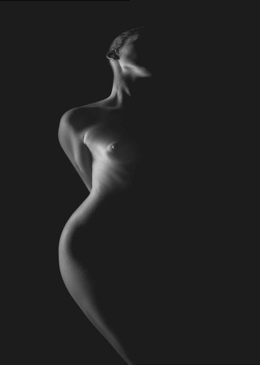 The flame of a candle