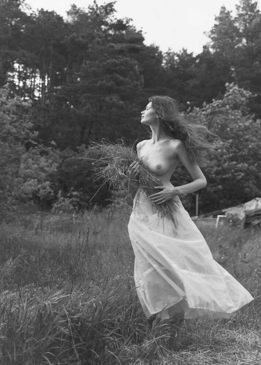 Ethereal Woman Wild Grass