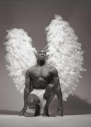 Black Man Angel Wings