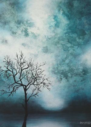 Misty Teal Tree