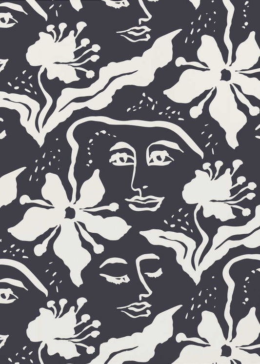 Serene Floral Faces