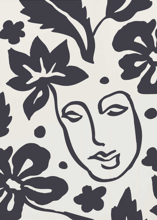 Serene Floral Portrait