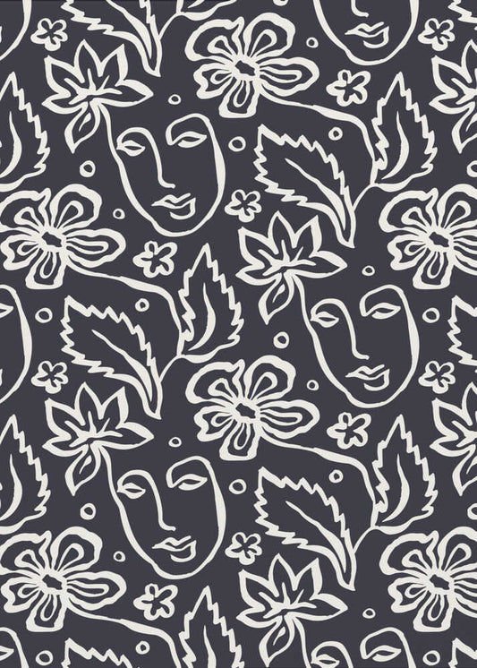 Modern Floral Faces