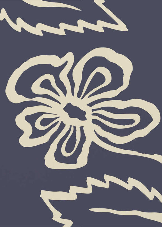 Bold Botanical Outline