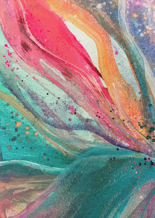 Vibrant Fluid Abstract