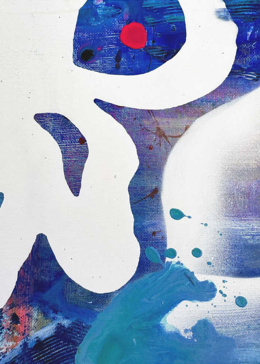 Bold Blue Abstract