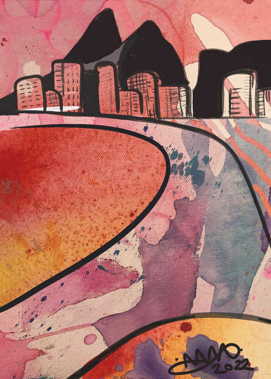 Vibrant Abstract City