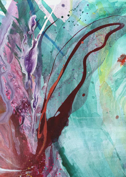 Vibrant Floral Flow