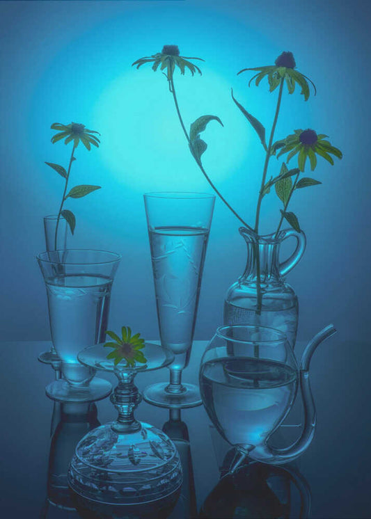 Elegant Blue Still Life