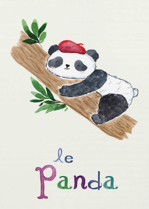Panda in a Beret