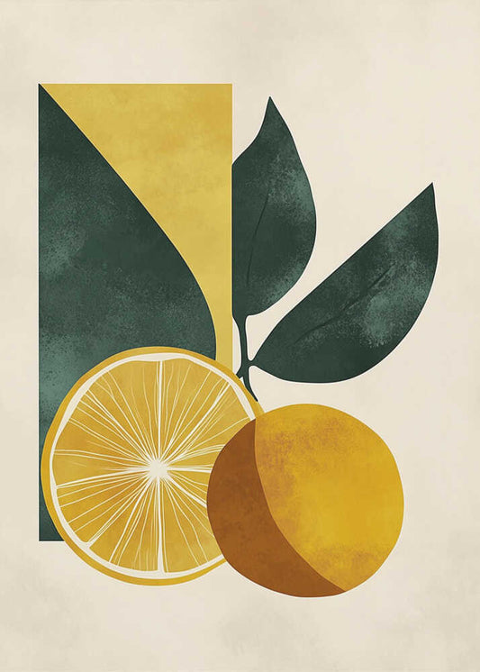 Modern Lemon Still Life
