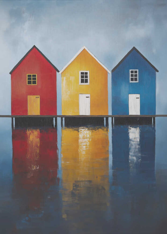 Colorful Coastal Reflections