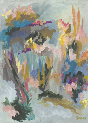 Vibrant Floral Abstract