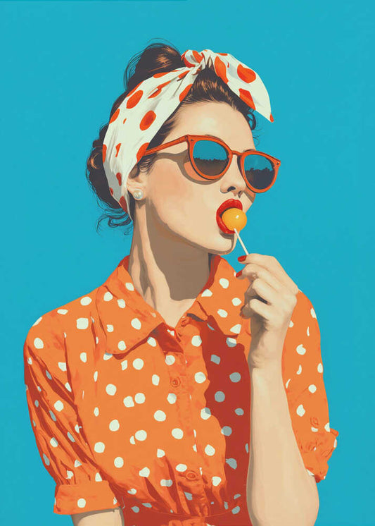 Retro Lollipop Girl