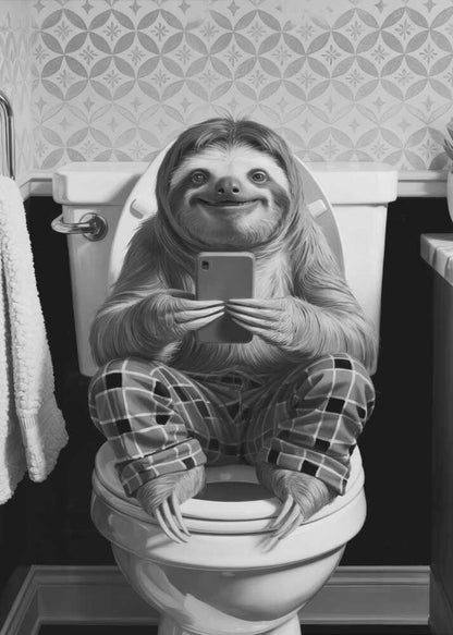 Bathroom Sloth