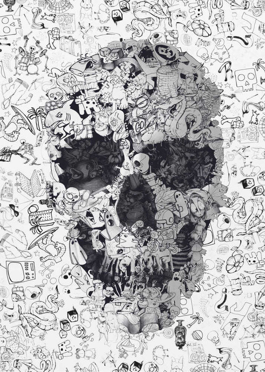 Doodle Skull