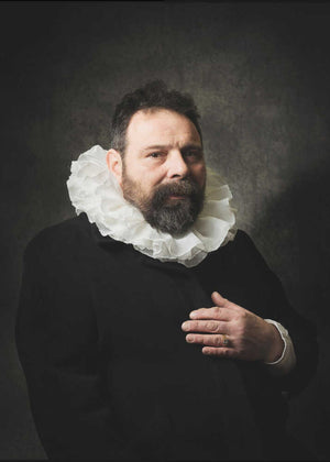 Portrait of a Bearded Man with a Ruff- Frans Hals