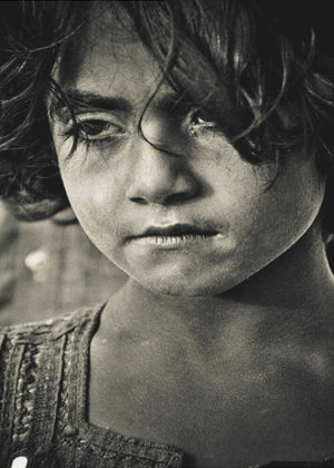 Solemn Young Gaze