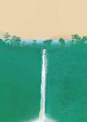 Serene Waterfall Cascade