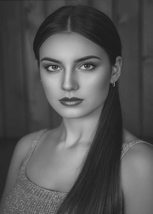 Elegant Monochrome Portrait